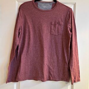 Banana Republic Burgundy Long Sleeve Tee